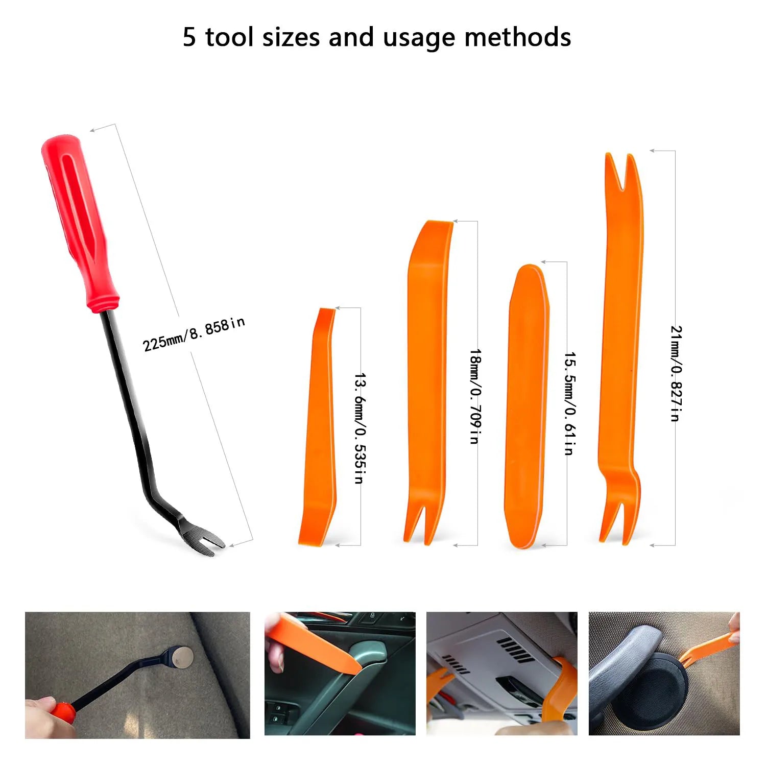 925-Piece Car Clip Kit Bumper and Trim Panel Repair