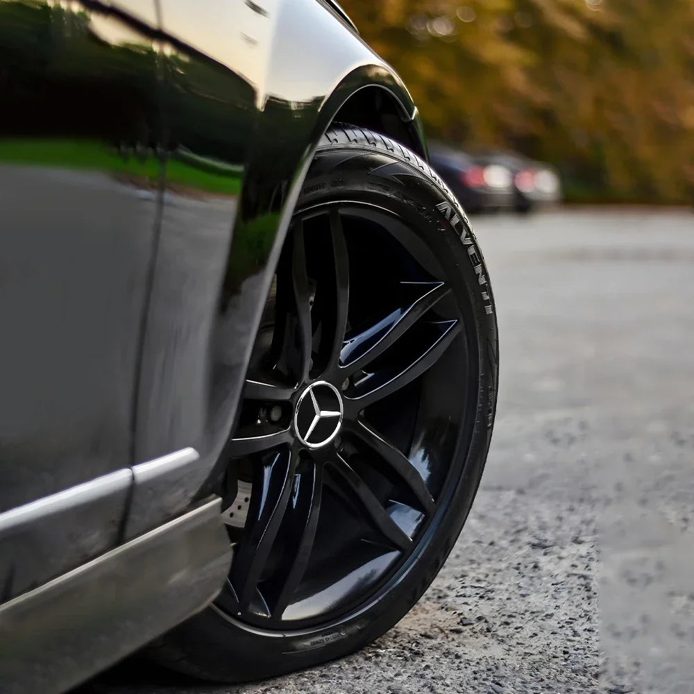 Mercedes-Benz 75mm Wheel Hub Center Cap Set (4-Piece)