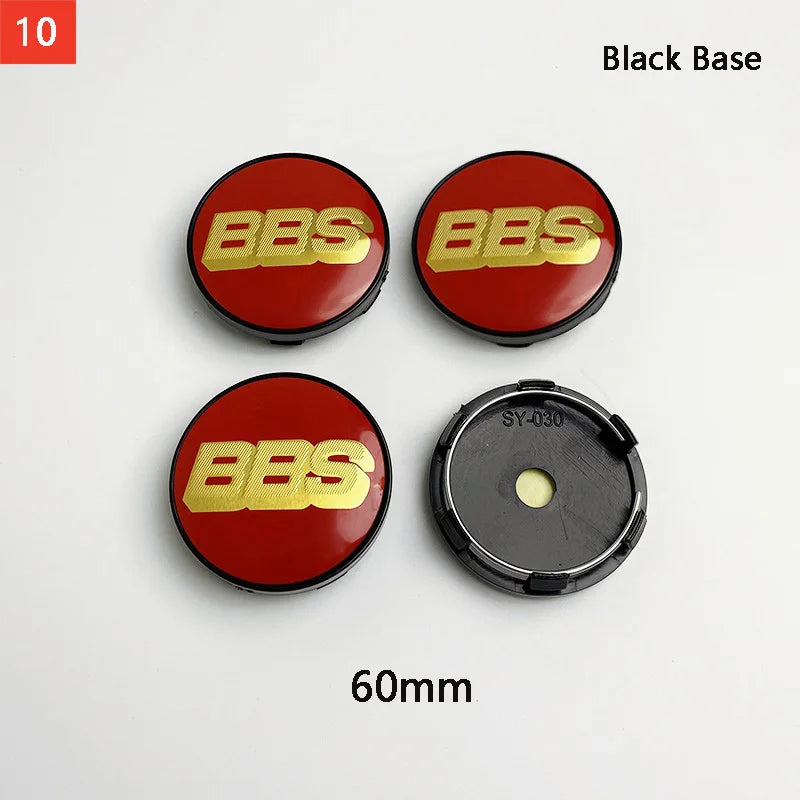 BBS Hub Center Cap Cover Set – Multiple Sizes