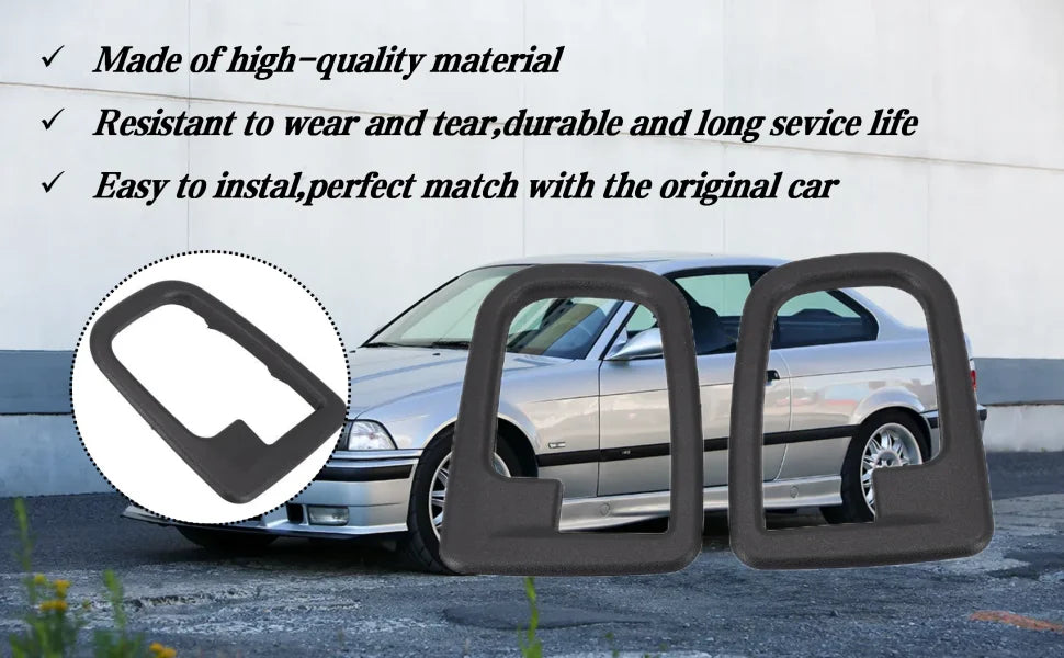 Car Interior Door Handle Covers Trim for BMW E36 and Z3 96-02