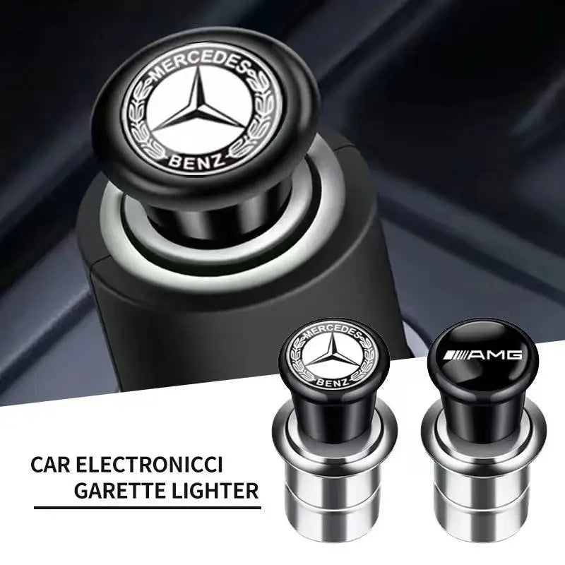 12V Mercedes-Benz Metal Flameless Car Cigarette Lighter