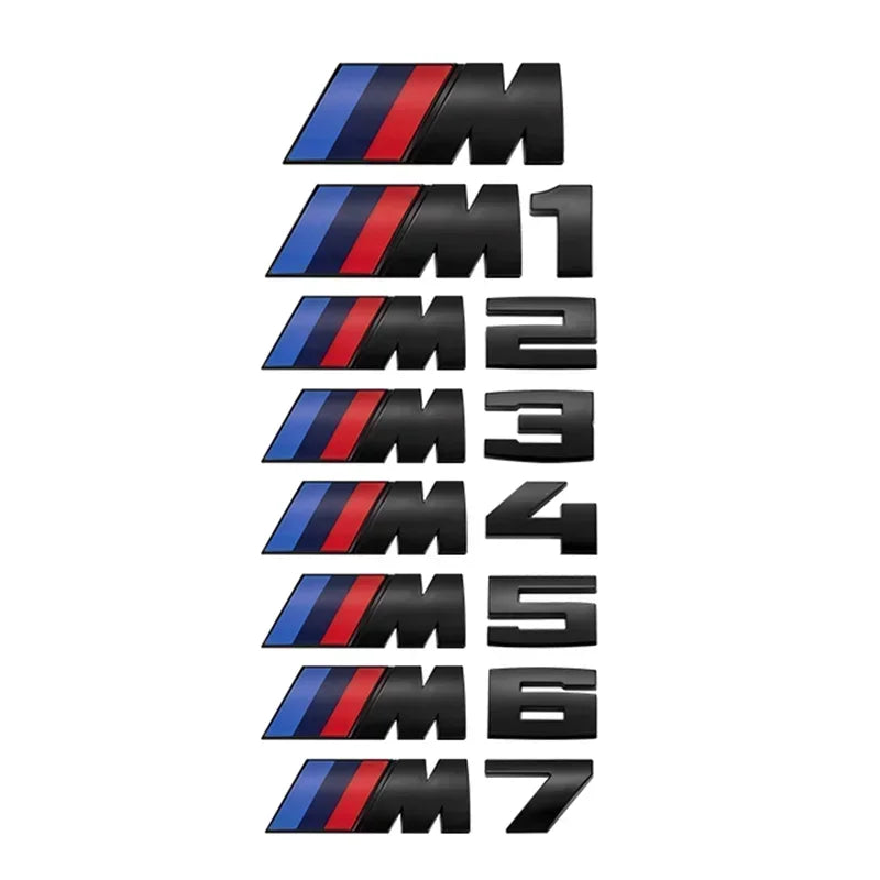 3D M Sport Emblem Badge – BMW M Series (M1 / M2 / M3 / M4 / M5 / M6 / M7)