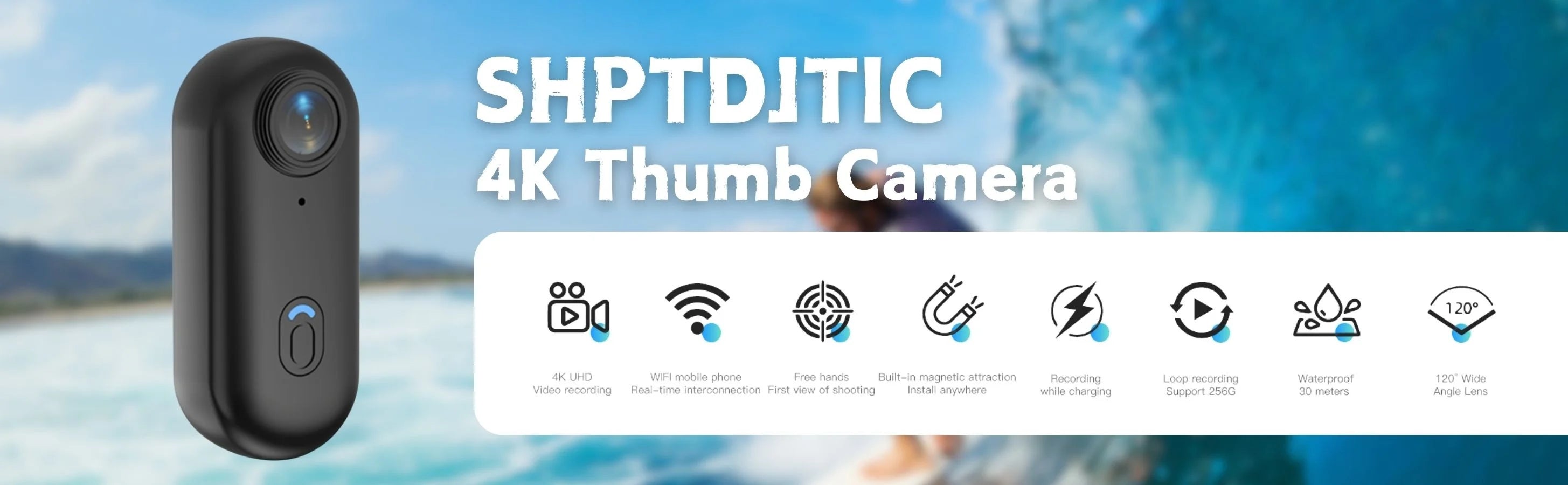 Mini 4K POV Body & Action Camera