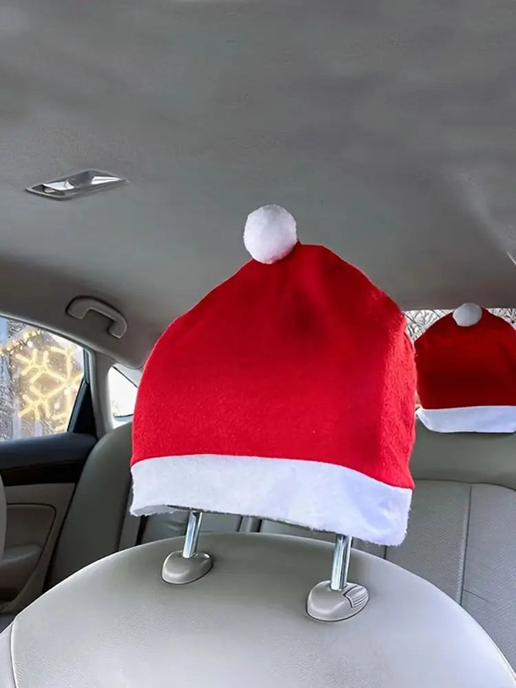 Christmas Headrest Seat cover 2/4Pcs