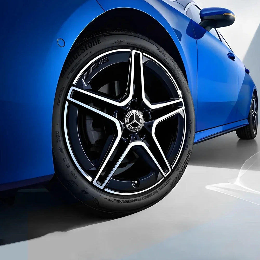 Mercedes-Benz 75mm Wheel Hub Center Cap Set (4-Piece)