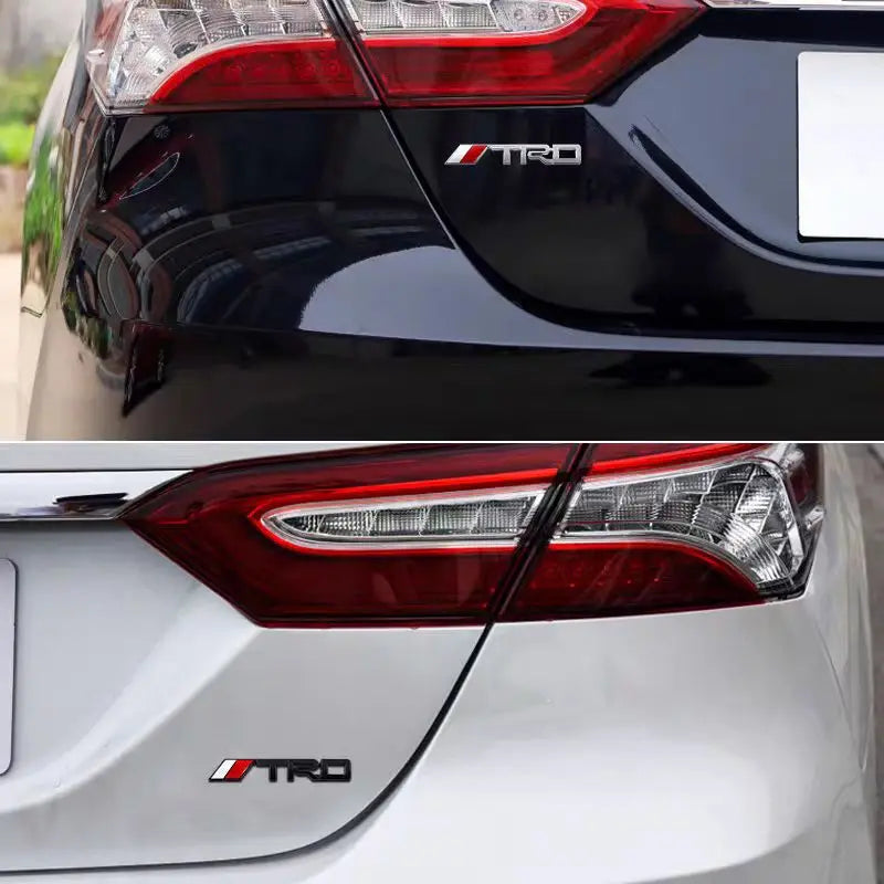 Metal TRD Emblem Badge Front and Rear Sticker for Toyota Vehicle