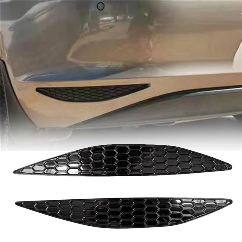 Rear Bar Honeycomb Reflector Cover Trim for VW Golf 7 GTI MK7 (2014-2018)