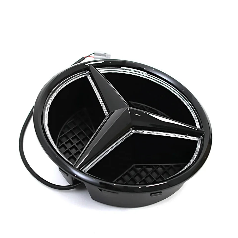 Mercedes Front Grille Logo with LED Lighting for W176 A-Class.