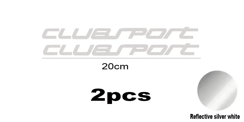 2pcs Performance Clubsport Stickers for Volkswagen Golf Series