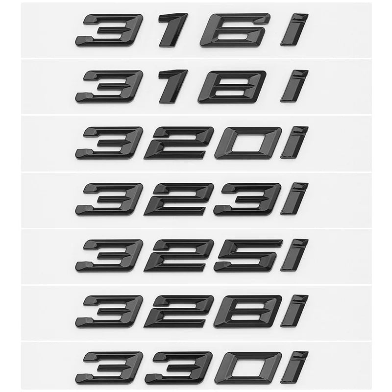 BMW Badge Emblem – For BMW 3 Series 316i / 318i / 320i / 323i / 325i / 328i / 330i (E46 / E90 / E91 / F30 / G20)