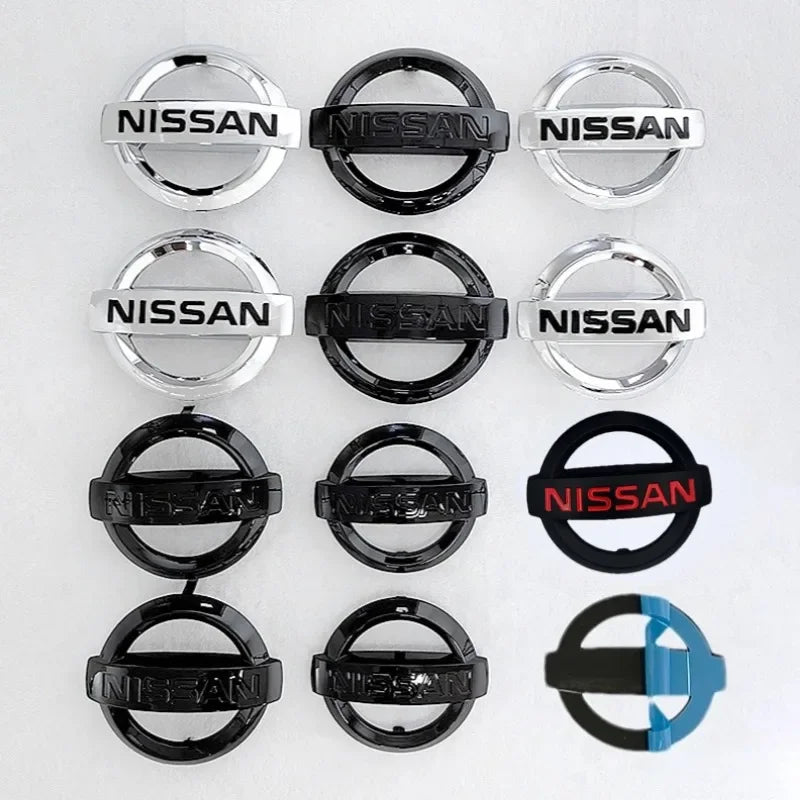 Durable ABS Front and Rear Emblem Badge Sticker for Nissan Models