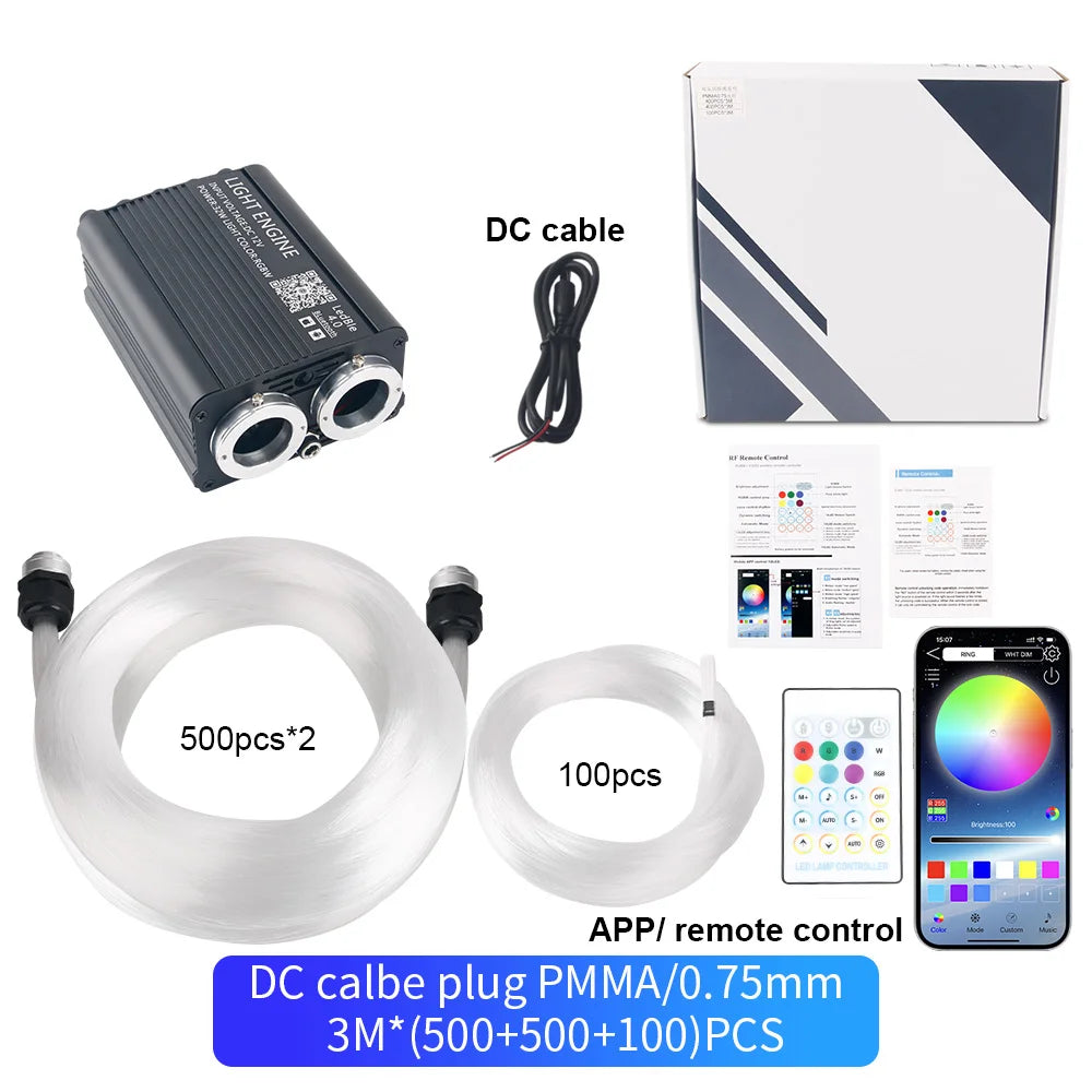 DIY 16W Car Starlight/ Sky Light RGB Interior Kit