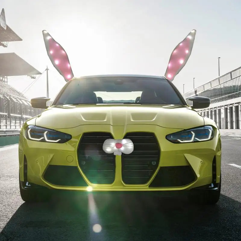 LED Glowing Antlers Christmas Car Decoration