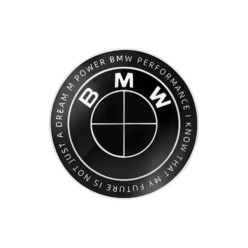 BMW Aluminum Badge – 82mm (2-Hole / 3-Hole)