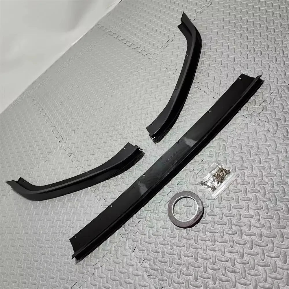 TCR Style Gloss Black Front Bumper Splitter Lip for VW Golf 7.5 GTI