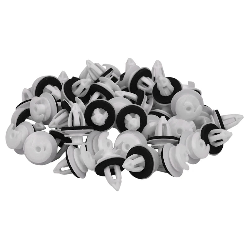 50Pcs Door Panel Clips With Seal Ring For BMW E34 E36 E38 E39 E46 X5 M3 M5