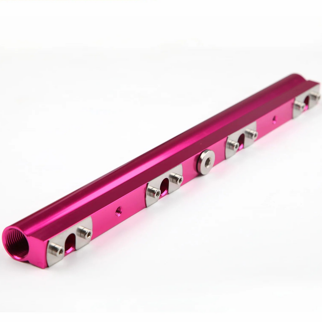 High-Flow CNC Billet Aluminum Fuel Rail for SR20DET Nissan 200SX S14,S15