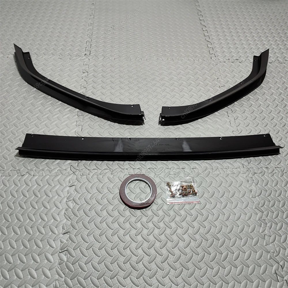 TCR Style Gloss Black Front Bumper Splitter Lip for VW Golf 7.5 GTI