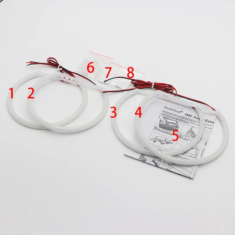 BMW 3 Series E30 E36 E46 E39 E38  Headlight Halo Angel Demon Eyes Kit Angel Eyes Light