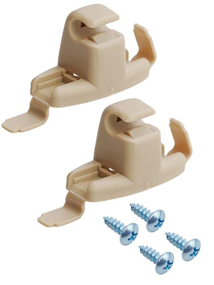 2x Sun Visor Clips Holder Bracket Mount For BMW 3 5 7 Series E46 E38 E39 E53 X-5