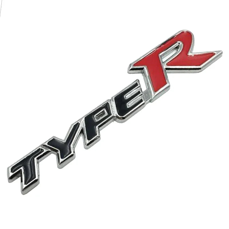 Metal Type R Emblem Badge for Honda