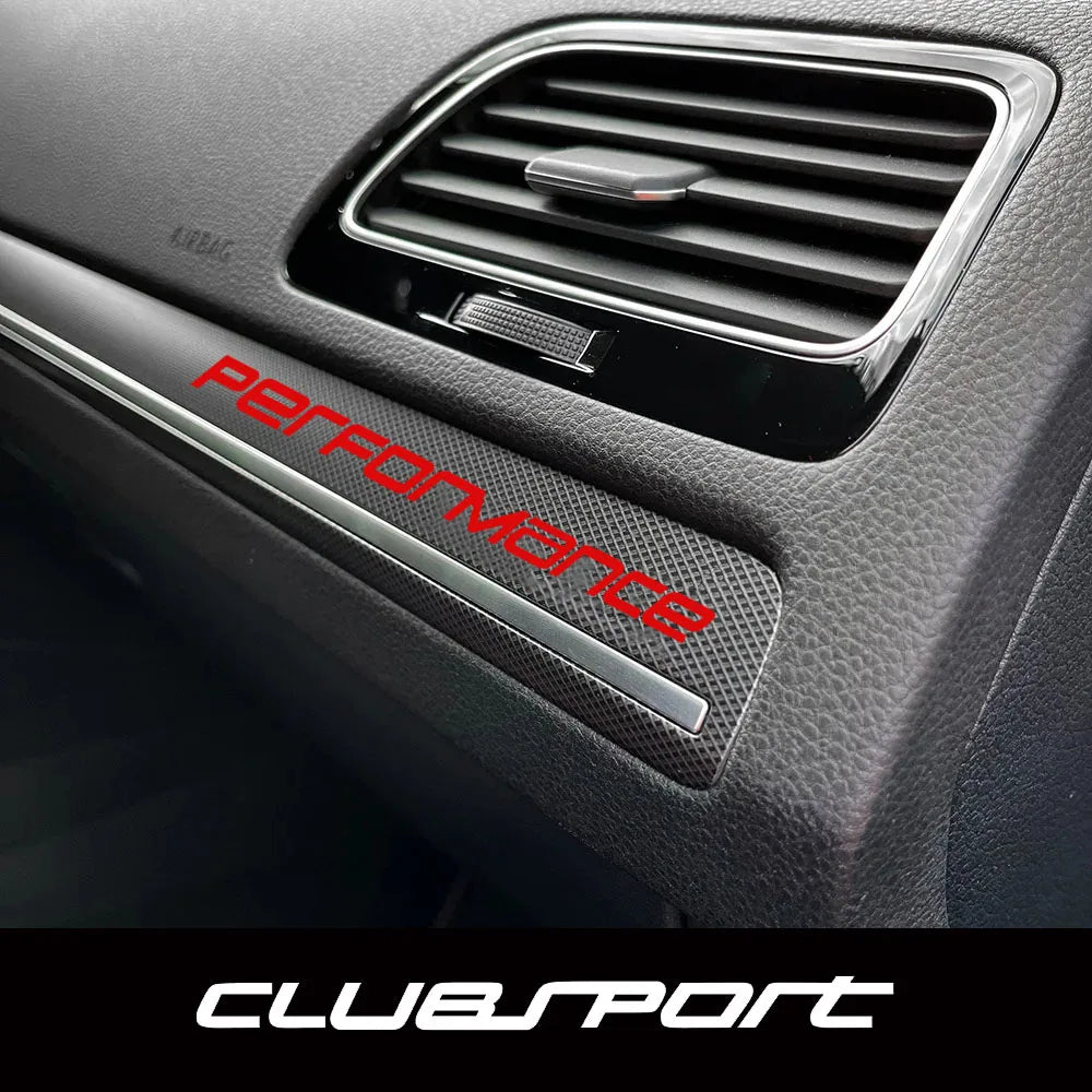 2pcs Performance Clubsport Stickers for Volkswagen Golf Series