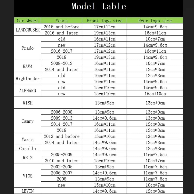 3D Toyota Car Emblem Badge
