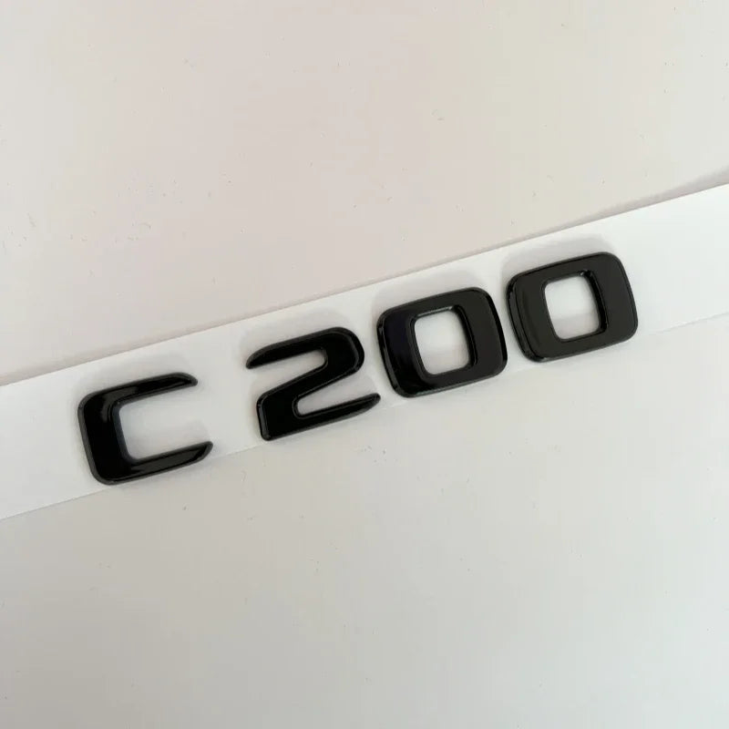 Mercedes-Benz C-Class Trunk Letter Emblems