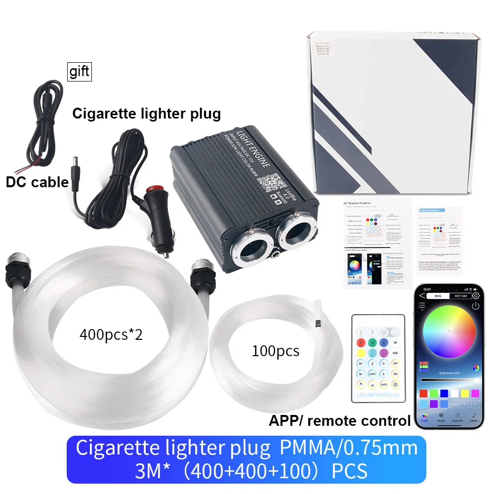 DIY 16W Car Starlight/ Sky Light RGB Interior Kit