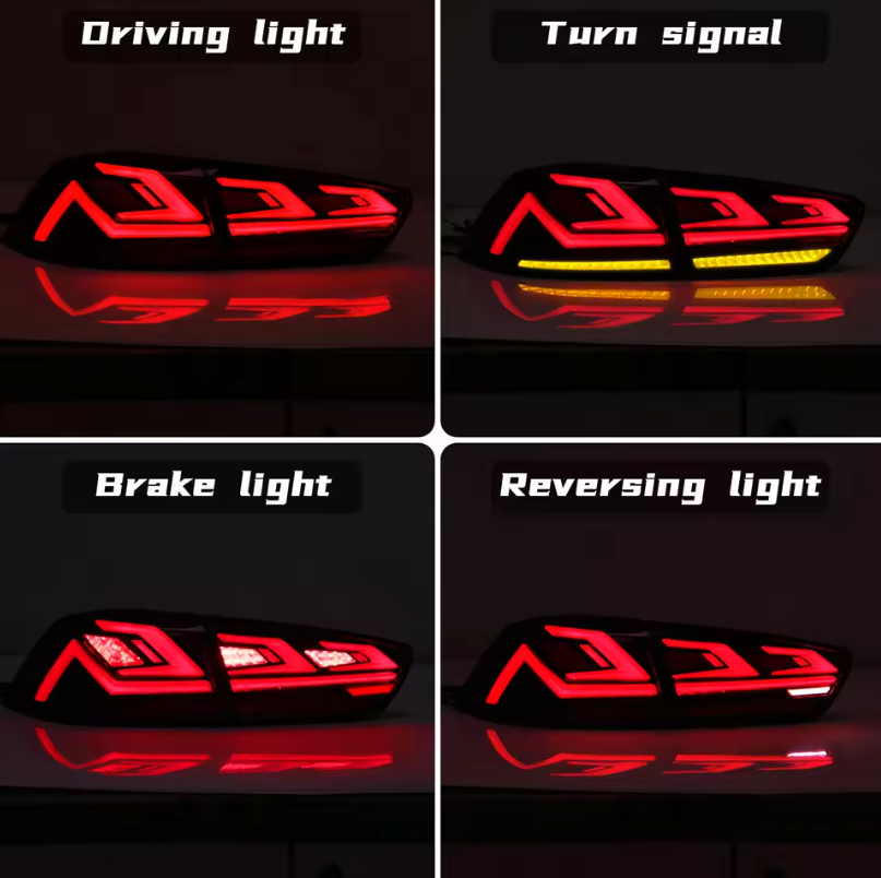 Dynamic LED Tail Light Assembly for Mitsubishi Lancer EVO-X (2008-2018)