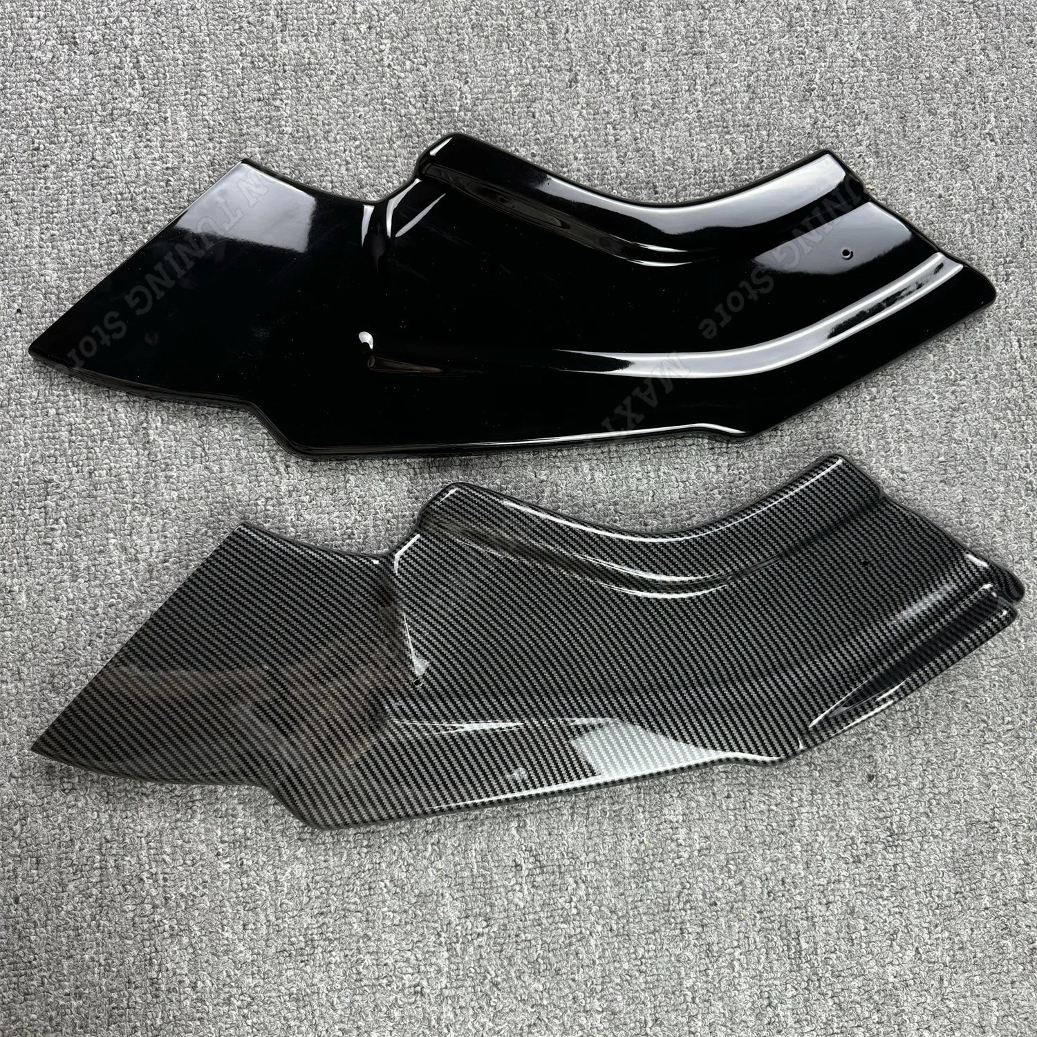 3-Piece Maxton Style Front Bumper Splitter for VW Golf MK7/MK7.5 R GTI GTD R-Line (2012-2019)