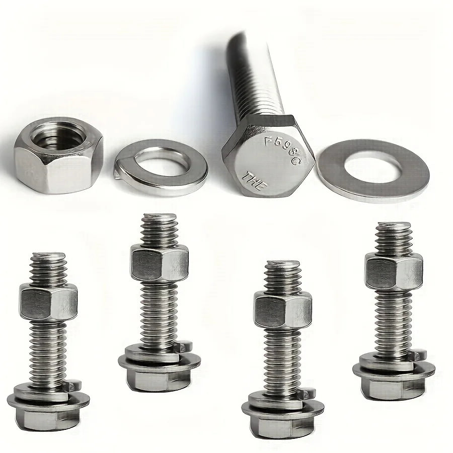 520-Piece Set M3M4M5M6 Stainless Steel Bolts Kit