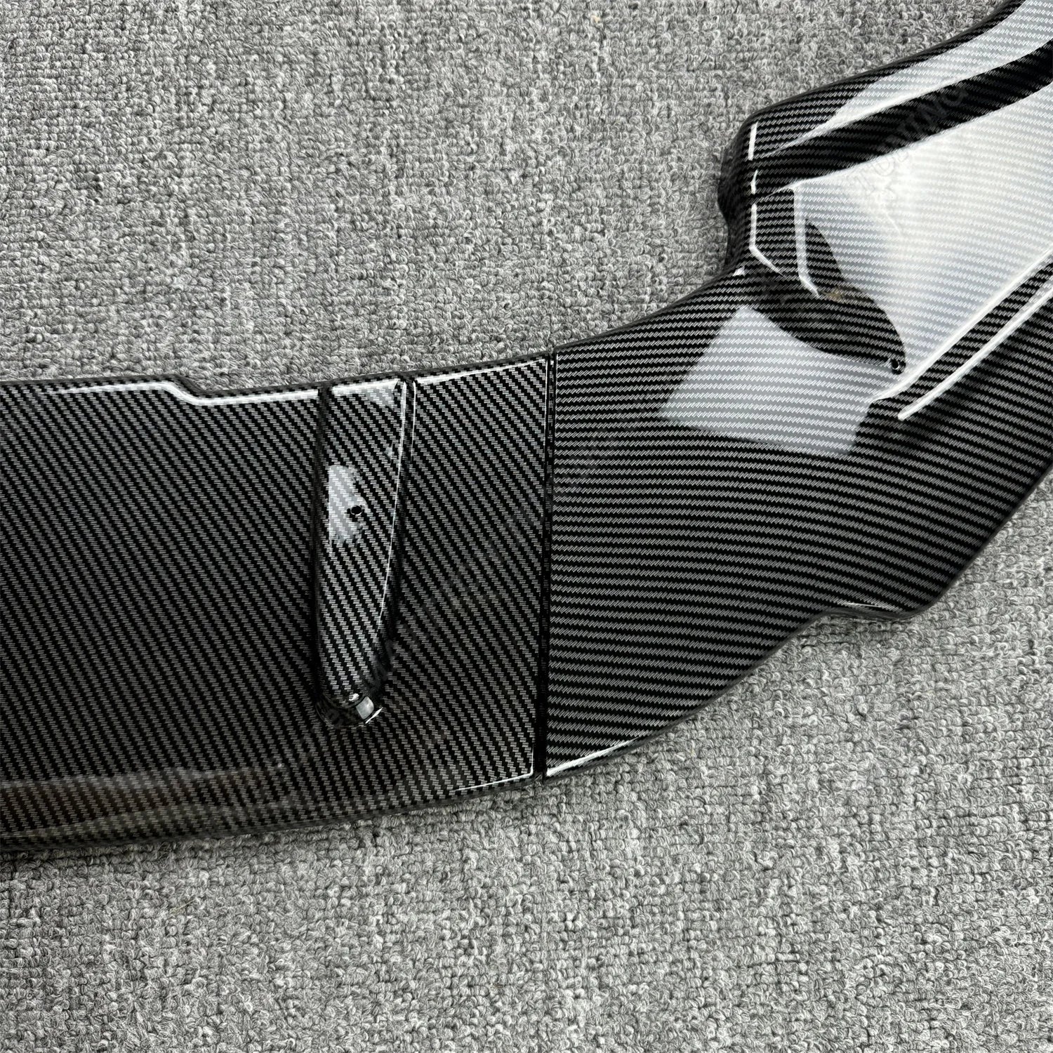 3-Piece Maxton Style Front Bumper Splitter for VW Golf MK7/MK7.5 R GTI GTD R-Line (2012-2019)