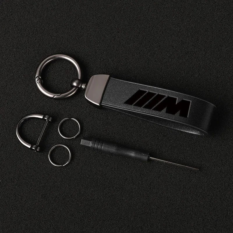 BMW Luxury Leather Key Ring**