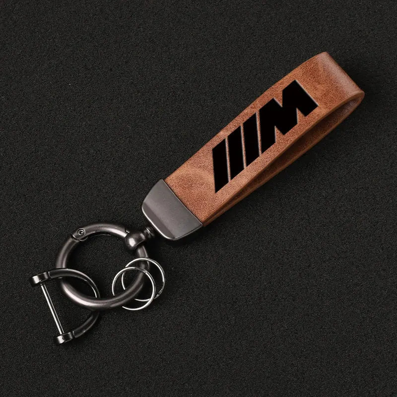 BMW Luxury Leather Key Ring**
