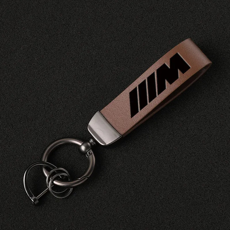 BMW Luxury Leather Key Ring**
