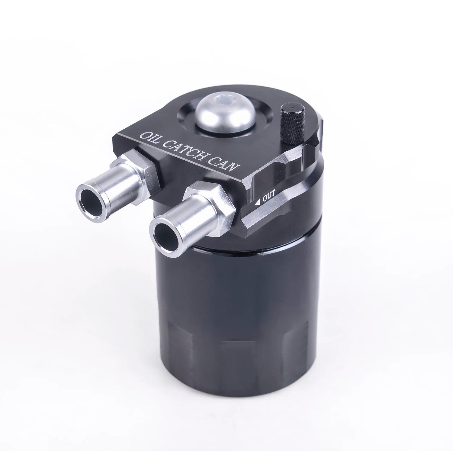 Aluminum Universal Oil Catch Reservoir Breather Can Tank Kit