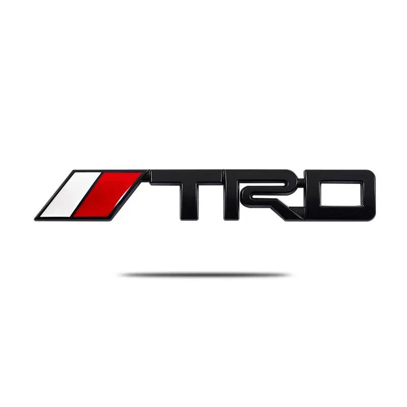 Metal TRD Emblem Badge Front and Rear Sticker for Toyota Vehicle