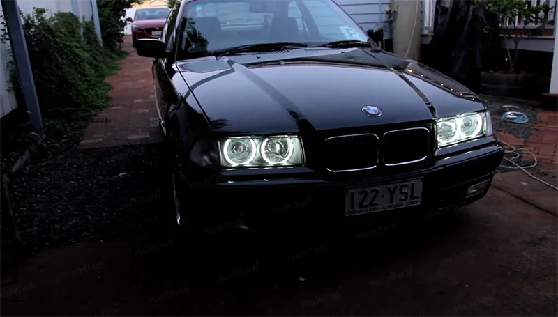 BMW 3 Series E30 E36 E46 E39 E38  Headlight Halo Angel Demon Eyes Kit Angel Eyes Light