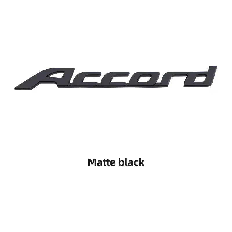 Honda Accord 3D Chrome Letter Badge Emblem