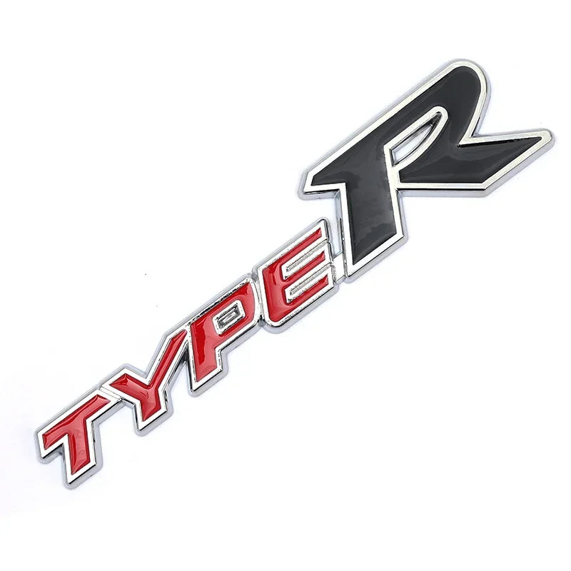 Metal Type R Emblem Badge for Honda