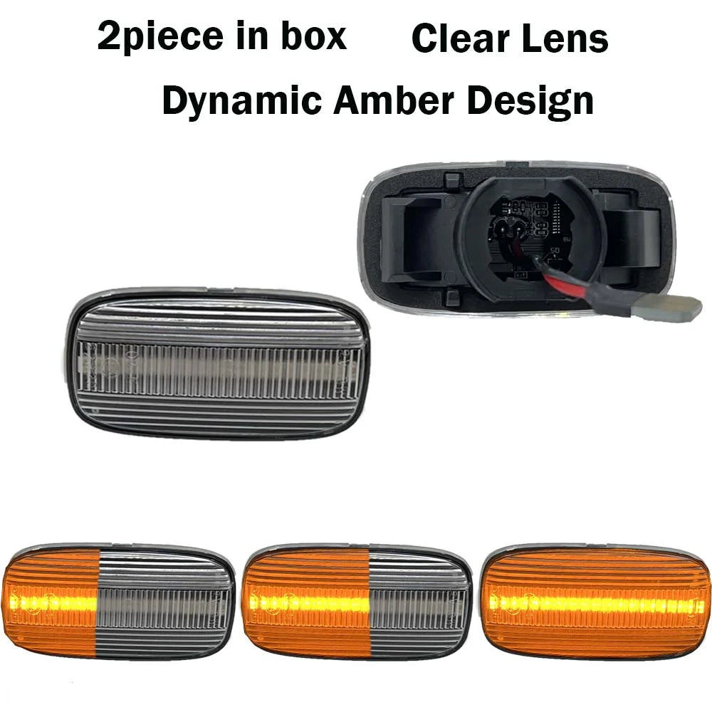 Dynamic LED Side Marker Lights - Nissan S15, R34 & More