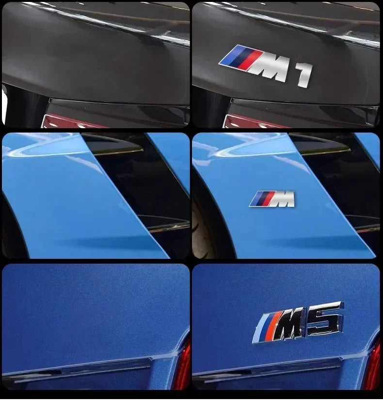 3D M Sport Emblem Badge – BMW M Series (M1 / M2 / M3 / M4 / M5 / M6 / M7)