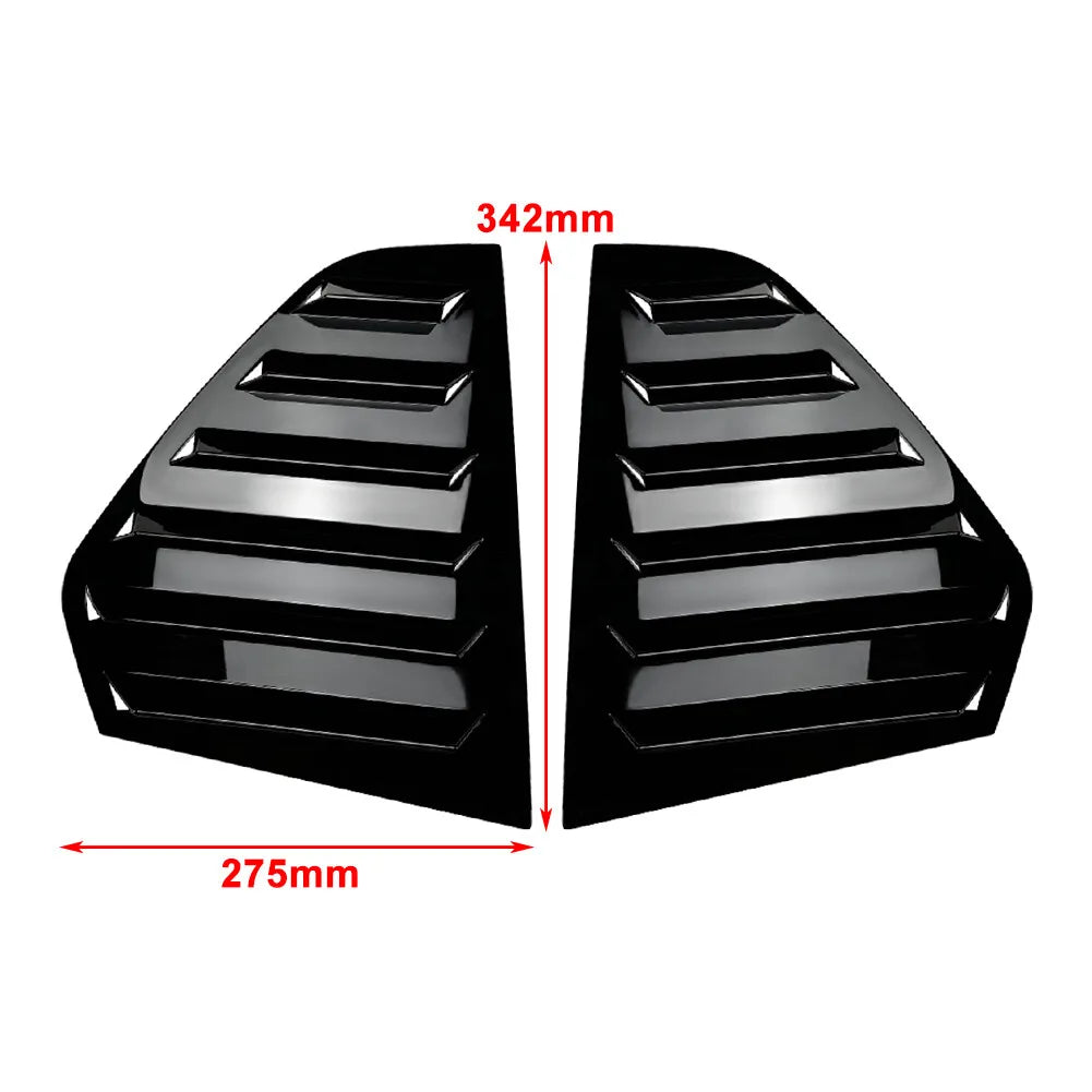Pair of Rear Side Vent Window Louvers for VW Golf 8 (2020-2024)