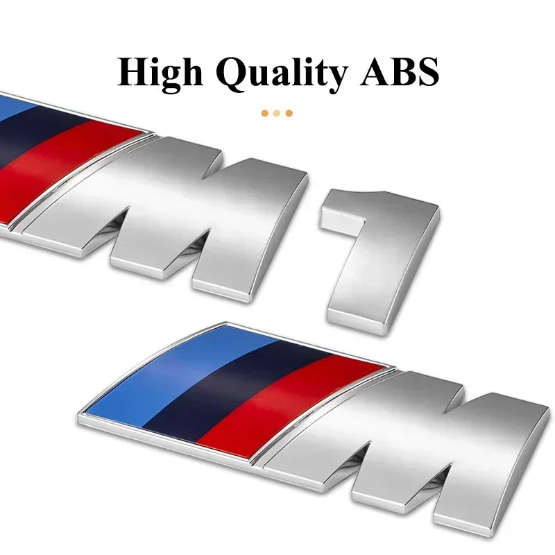 3D M Sport Emblem Badge – BMW M Series (M1 / M2 / M3 / M4 / M5 / M6 / M7)