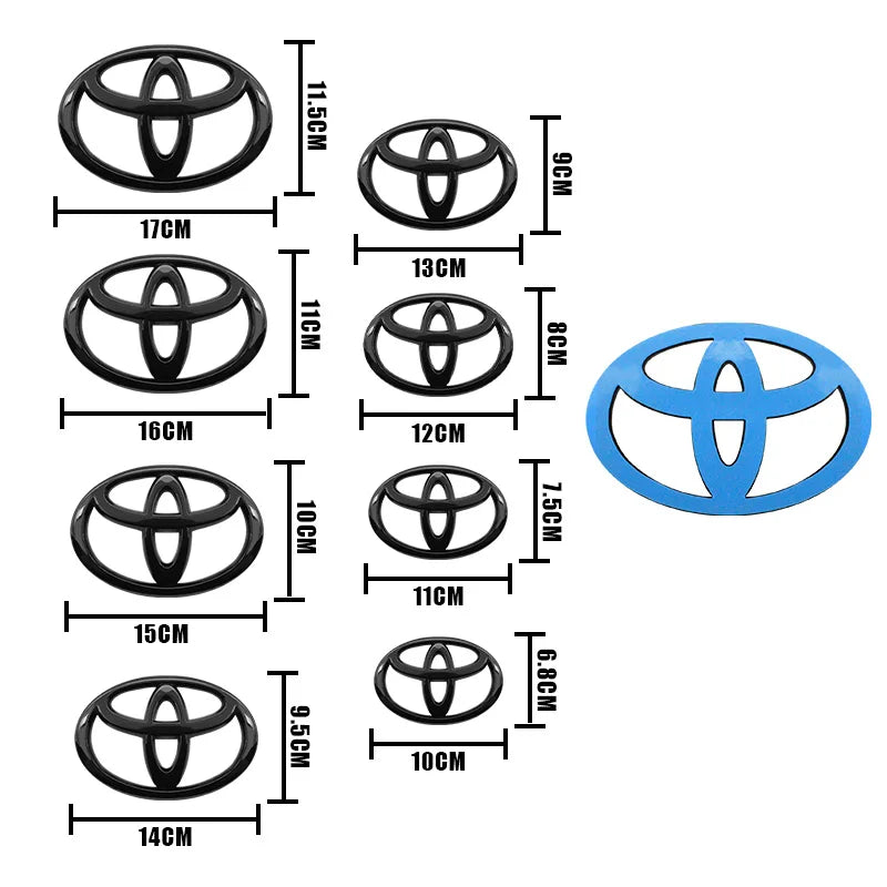 3D Toyota Car Emblem Badge