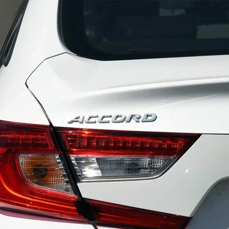 Honda Accord 3D Chrome Letter Badge Emblem