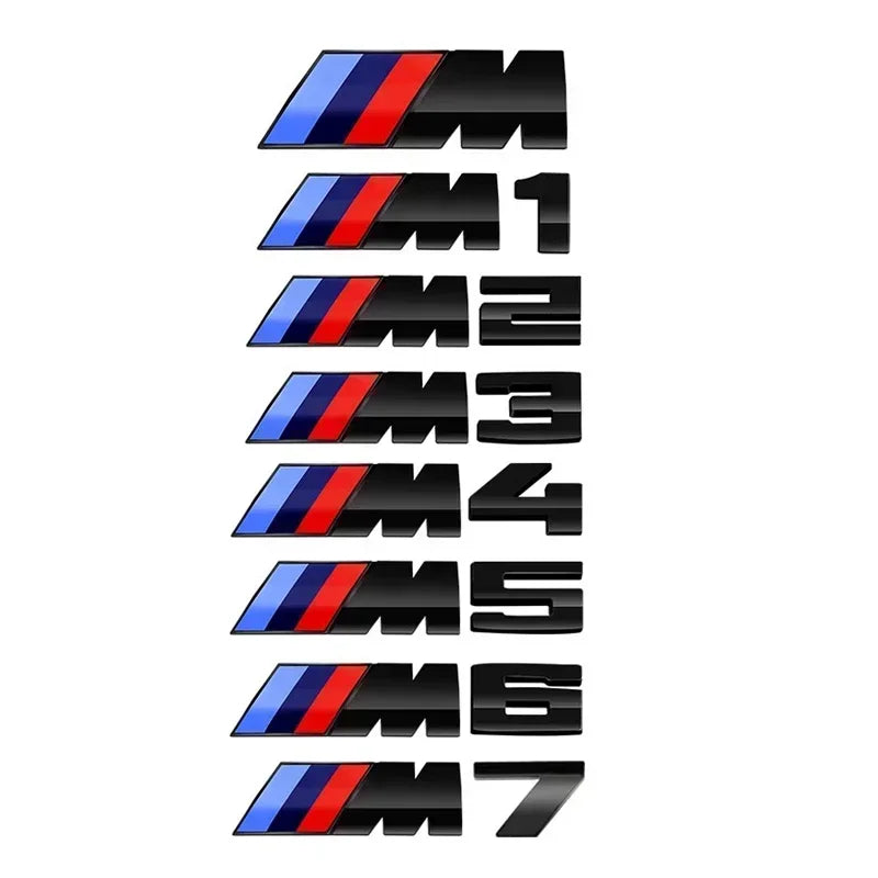 3D M Sport Emblem Badge – BMW M Series (M1 / M2 / M3 / M4 / M5 / M6 / M7)