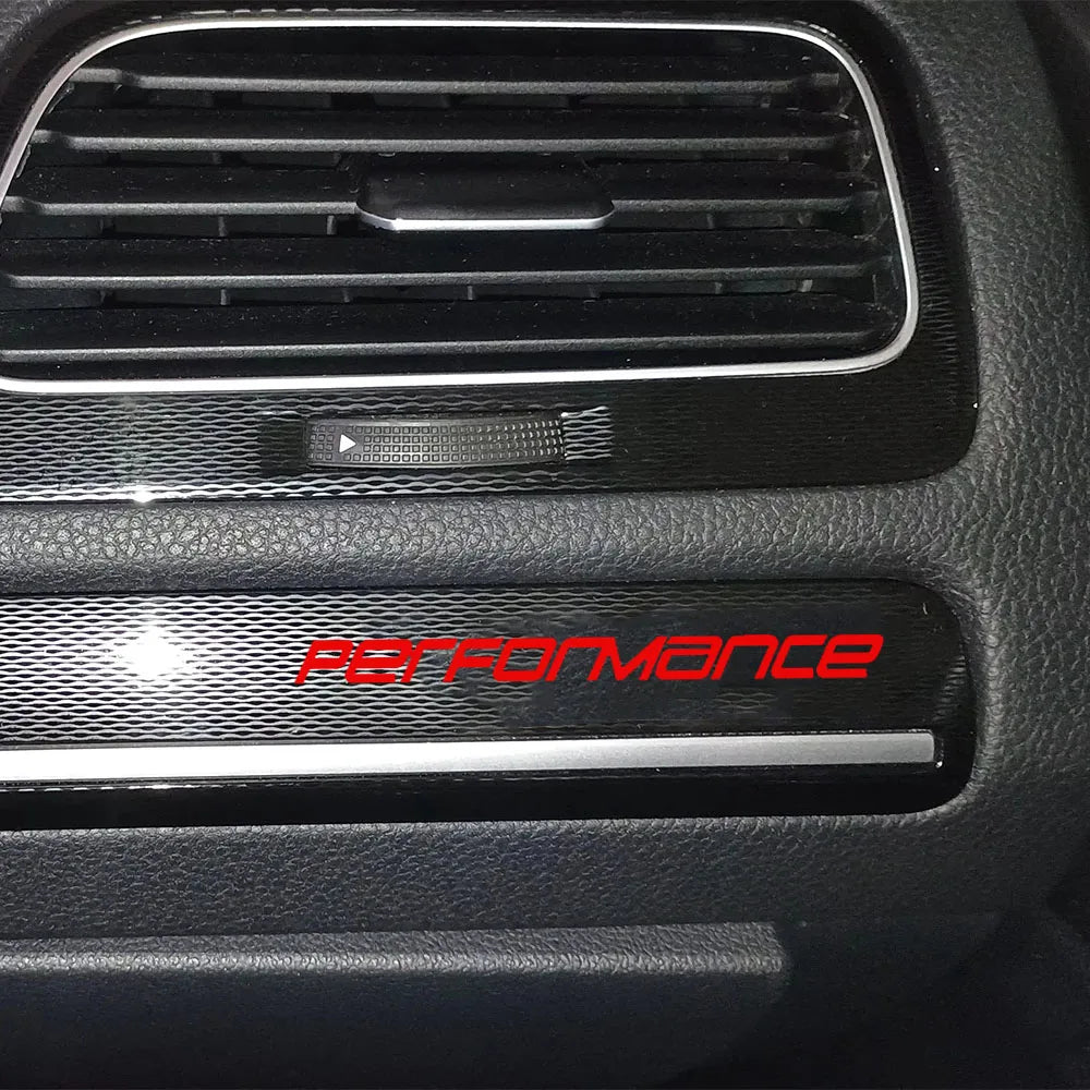 2pcs Performance Clubsport Stickers for Volkswagen Golf Series