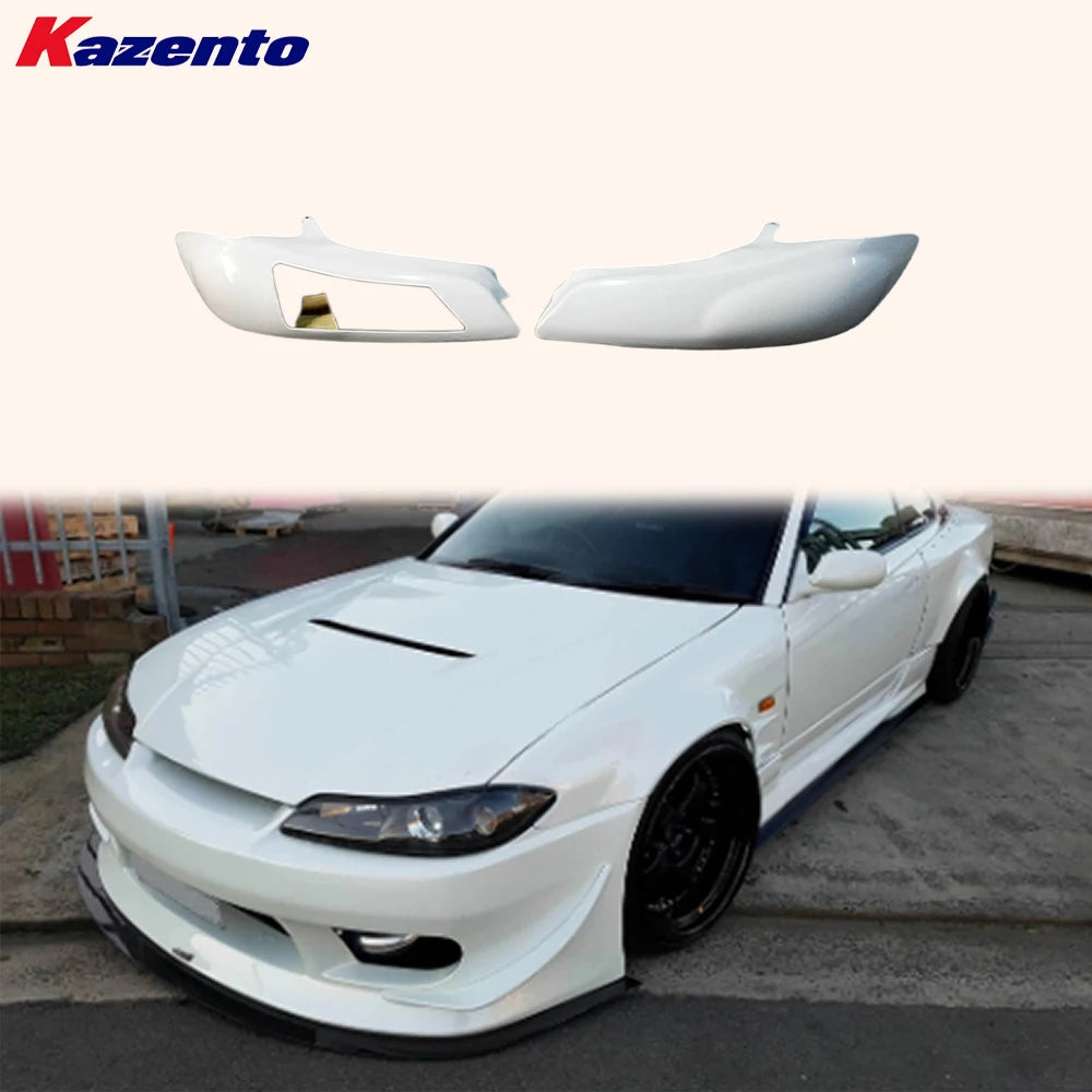 Nissan Silviaa/200s  Vented Fiberglass Unpaint Headlight Cover Pair